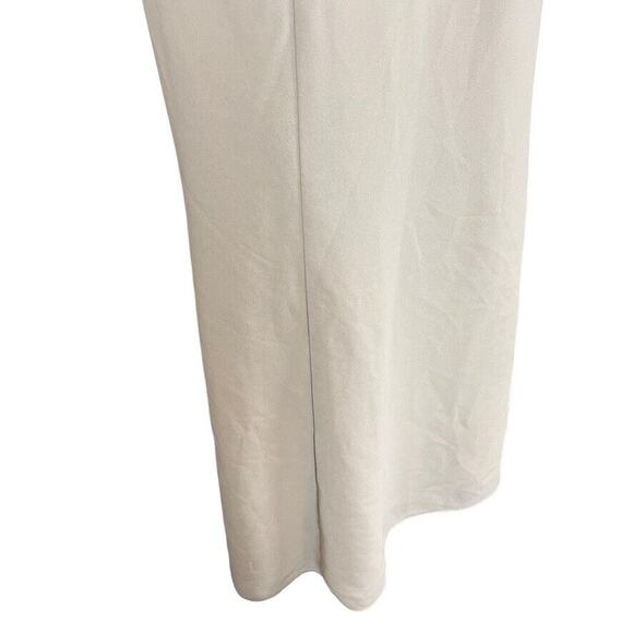 David's Bridal Womens Mother of the Bride Beaded Neutral Taupe Dress sz 16 WP - Picture 2 of 16